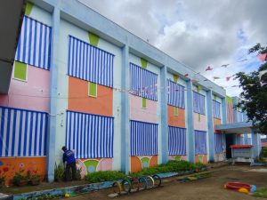 Lắp đặt bạt che nắng mưa tự cuốn trường học