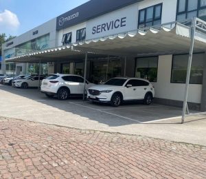 Mái xếp di động che nắng mưa